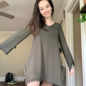 Dee Elle Olive Green dress